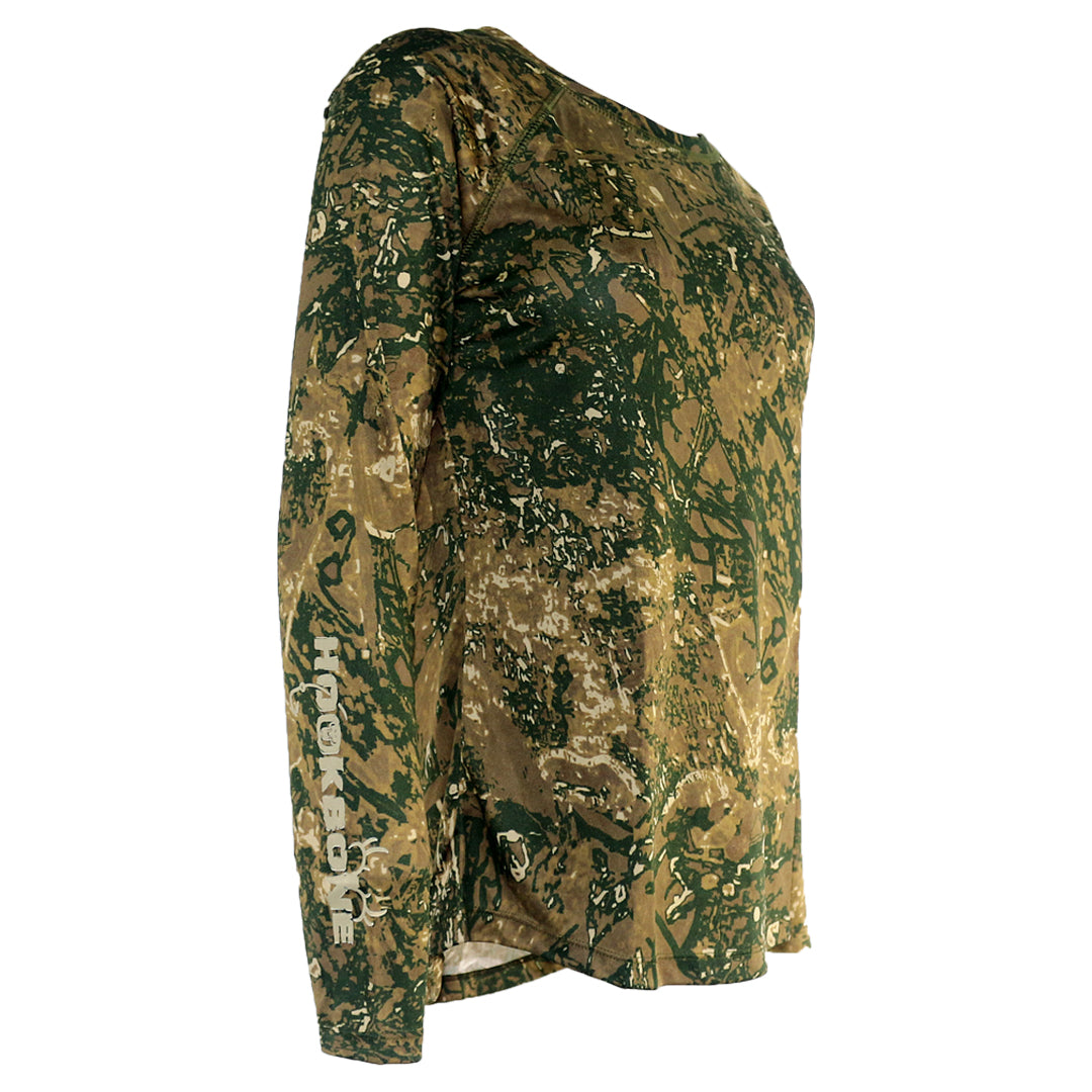 Ladies Long Sleeve HOOKBONE C2 Camo - HOOKBONE