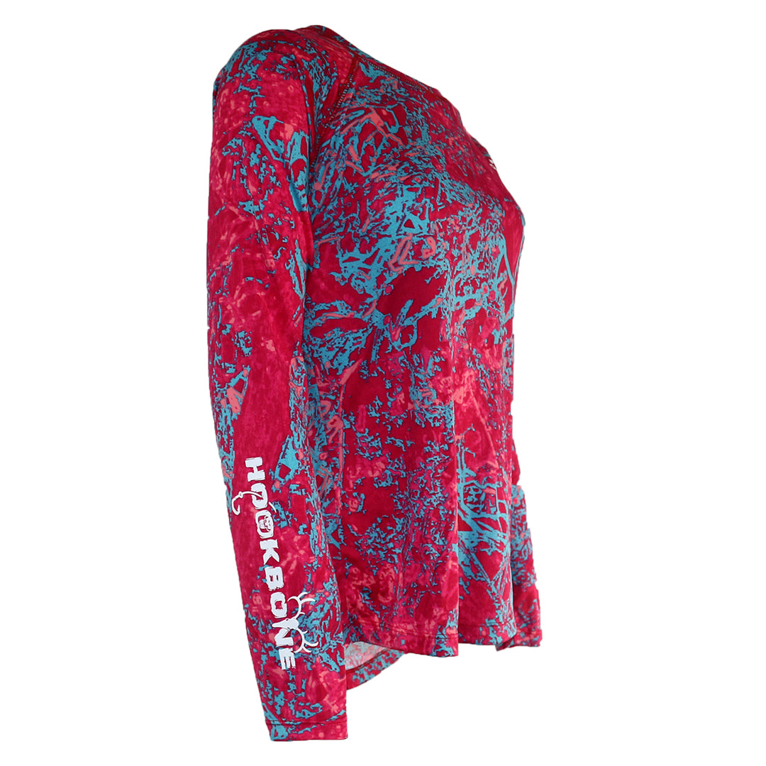 Ladies Long Sleeve HOOKBONE C2 Camo - HOOKBONE