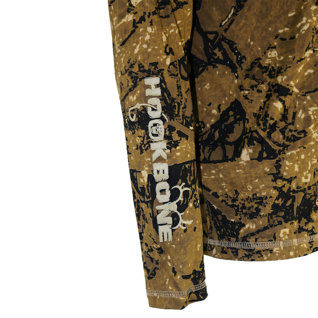 Unisex Long Sleeve HOODIE HOOKBONE C2 Camo - HOOKBONE