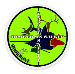 Hooked On Safety - Hard Hat Decal - HOOKBONE