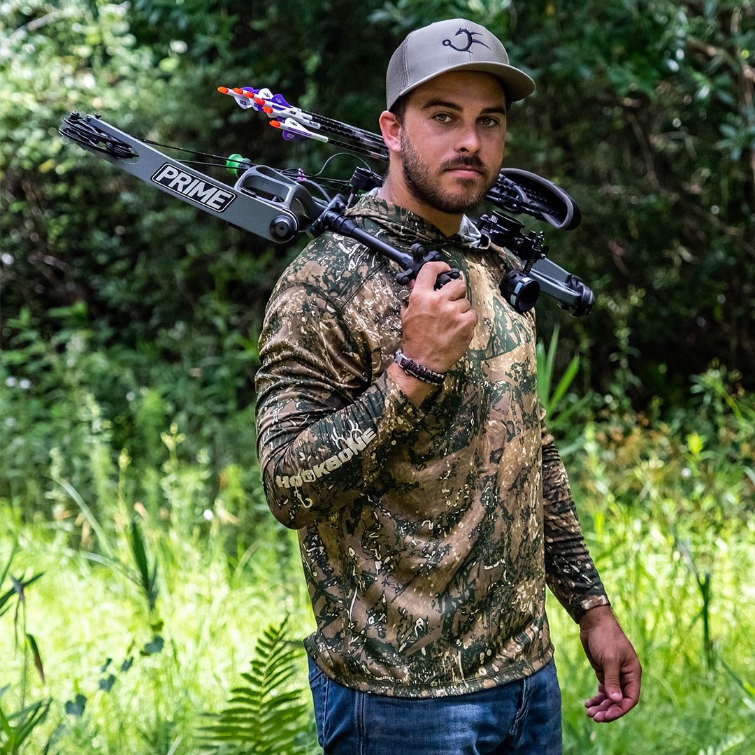 Men's Long Sleeve HOOKBONE Camo